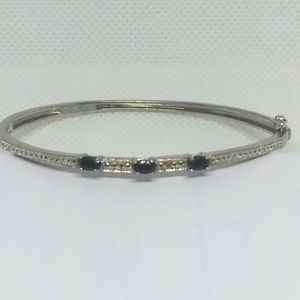 925 Ross Simons Sterling Hinged Bangle